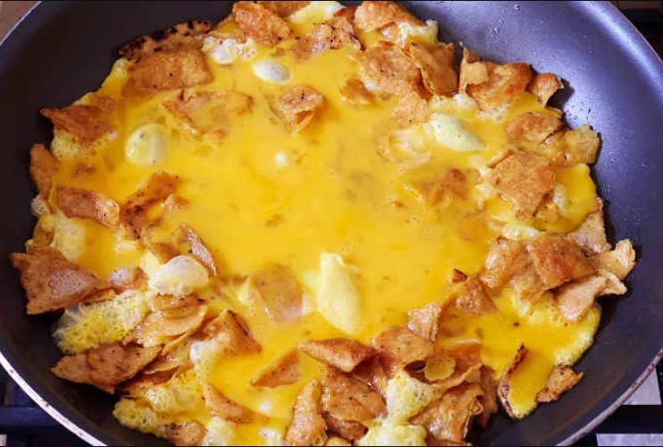 Migas are more common than chilaquiles