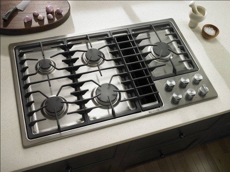 gas cooktops with Downdraft
