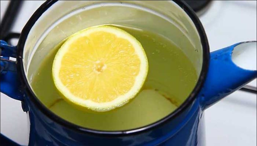 How to clean a Tea Kettle with lemon